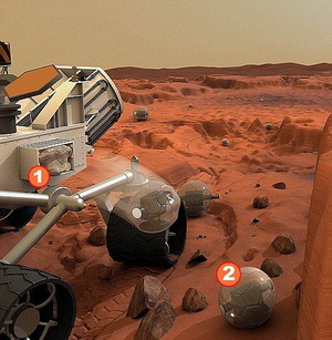 Надувные шары будут искать жизнь на Марсе