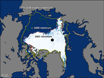 В Арктике почти исчез старый лед
