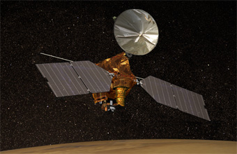 Mars Reconnaissance Orbiter. Изображение с сайта NASA