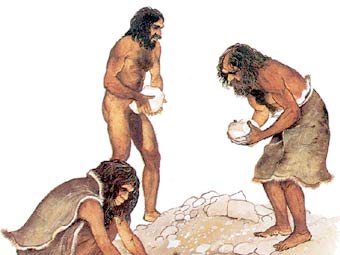 Неандертальцы. Иллюстрация с сайта wikipedia.org
