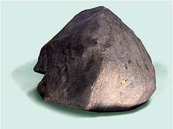 Образец метеоритного тела. Фото с сайта ksu.ru.