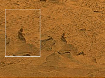 Фрагмент фотографии поверхности Марса, опубликованной NASA
