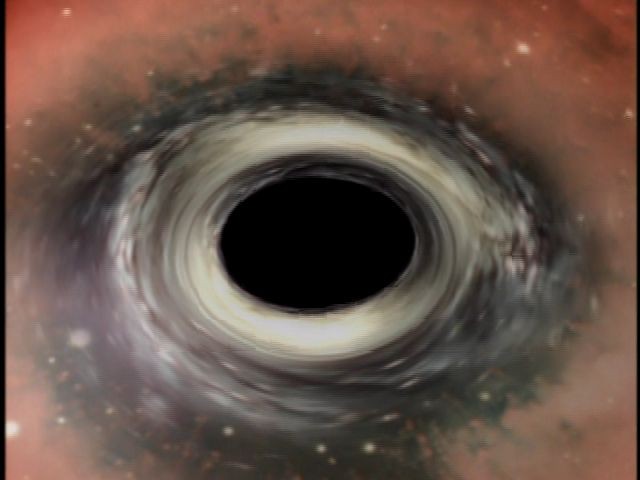 Чёрная дыра в центре Млечного пути